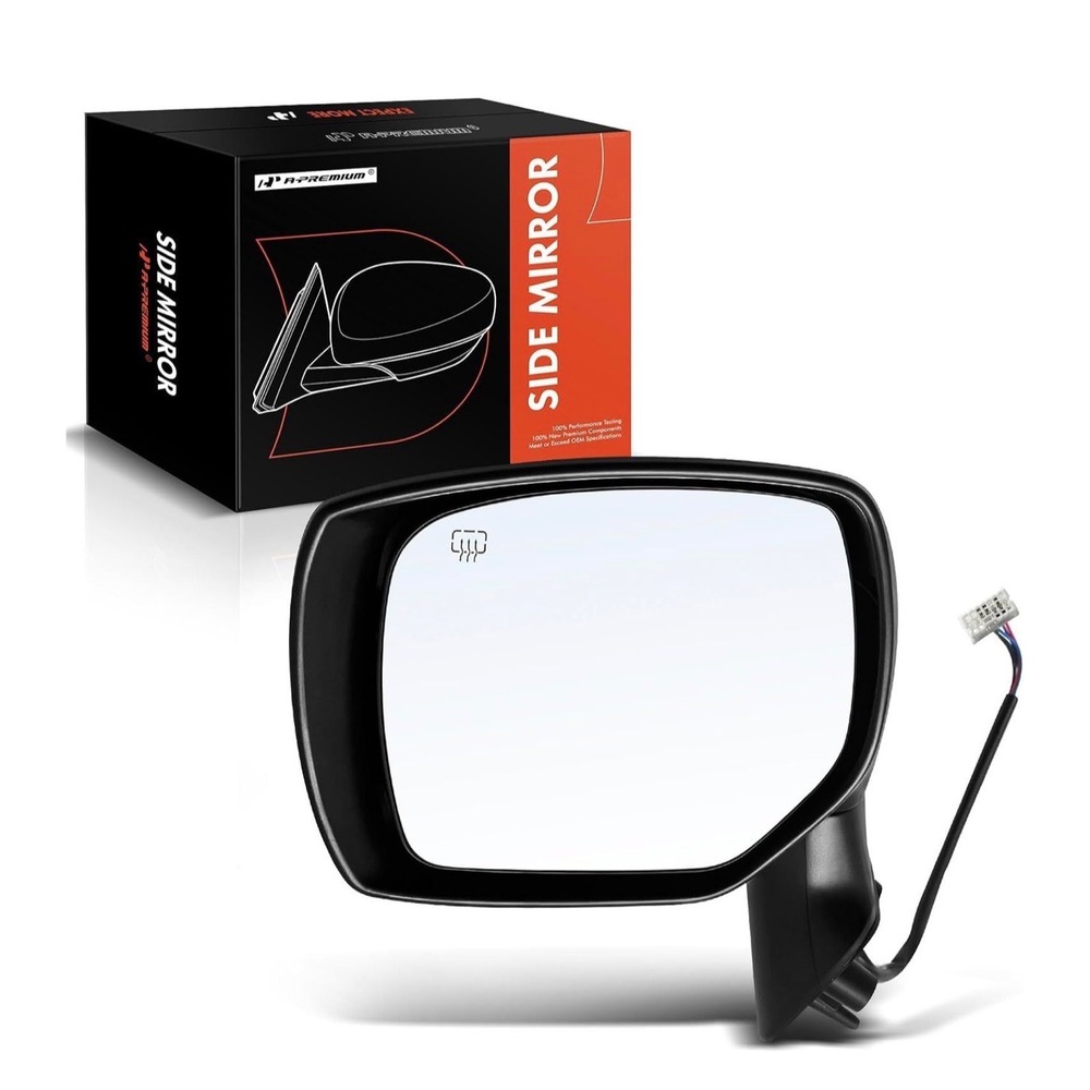 A-Premium Driver Side Power Mirror for Subaru Forester 2013-2018 Heated Black